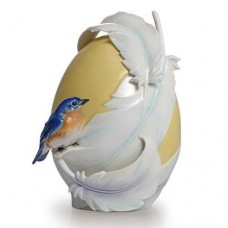 Franz Porcelain - Vase - Blue Bird 810524013574  131790155216